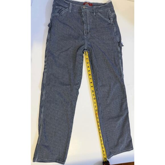 VTG Dickies Womens Carpenter Pants Size 9/29 Blue & White Model CP20R - Picture 12 of 13